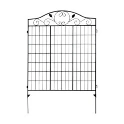 Woodside Brooke Metal Garden Decorative Border Fencing, Outdoor Edging Pack Of 4 14 Woodside Brooke Metal Garden Decorative Border Fencing, Outdoor Edging Pack Of 4 -ALA Garden Shop NPJUOKJHYDQ