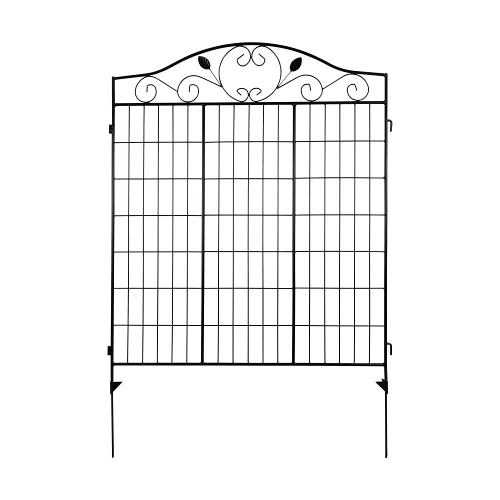 Woodside Brooke Metal Garden Decorative Border Fencing, Outdoor Edging Pack Of 4 8 Woodside Brooke Metal Garden Decorative Border Fencing, Outdoor Edging Pack Of 4 - Image 6