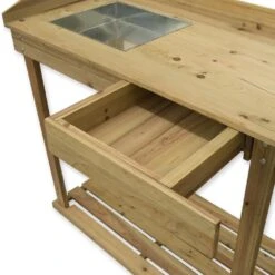Woodside Wooden Potting/Planting Bench/Table Workshop Work DIY Station -ALA Garden Shop O1IU50KZDI5