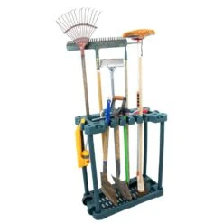 Woodside Garden Tool Holder Storage Rack Trolley With Wheels For Sheds/Garages -ALA Garden Shop OSZ3E0AVBQ2