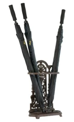 Woodside Ornate Vintage Cast Iron Umbrella/Walking Stick Stand -ALA Garden Shop PB3TA1M5U5D