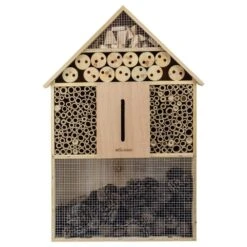 Woodside Standing Wooden Insect Hotel With Ground Stakes, Outdoor Bug/Bee House -ALA Garden Shop Q0GG5OOAFFO