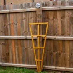 Woodside 1.2m Wooden Garden Fan Trellis, Climbing Plant/Flower Support- 2 Pack -ALA Garden Shop QHFE5GKIMFW