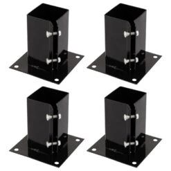Woodside Bolt Down Fence Post Holder - 75mm X 75mm X 150mm 11 Woodside Bolt Down Fence Post Holder - 75mm X 75mm X 150mm -ALA Garden Shop RLANFT0I0EQ