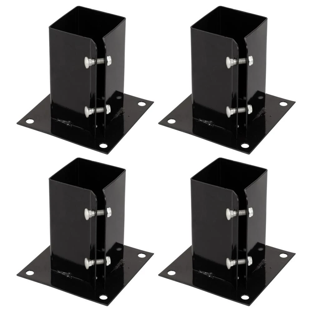 Woodside Bolt Down Fence Post Holder - 75mm X 75mm X 150mm 6 Woodside Bolt Down Fence Post Holder - 75mm X 75mm X 150mm - Image 4