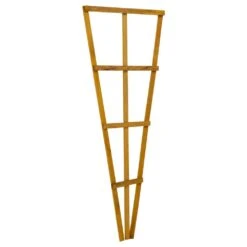 Woodside 1.2m Wooden Garden Fan Trellis, Climbing Plant/Flower Support- 2 Pack -ALA Garden Shop S3TCMNJKEJK