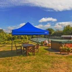 Woodside 3x3m Fully Waterproof, Heavy Duty Pop Up Gazebo + Carry Bag & Sand Bags -ALA Garden Shop T4NNXFL351B