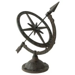 Woodside Decorative Cast Iron Traditional Antique Garden Table Sundial -ALA Garden Shop TYXEQ0G10XX