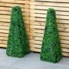 Woodside Topiary Obelisk Leaf Effect, Green 2ft Indoor Outdoor Decor (pack Of 2) -ALA Garden Shop V5DTBTYF32A
