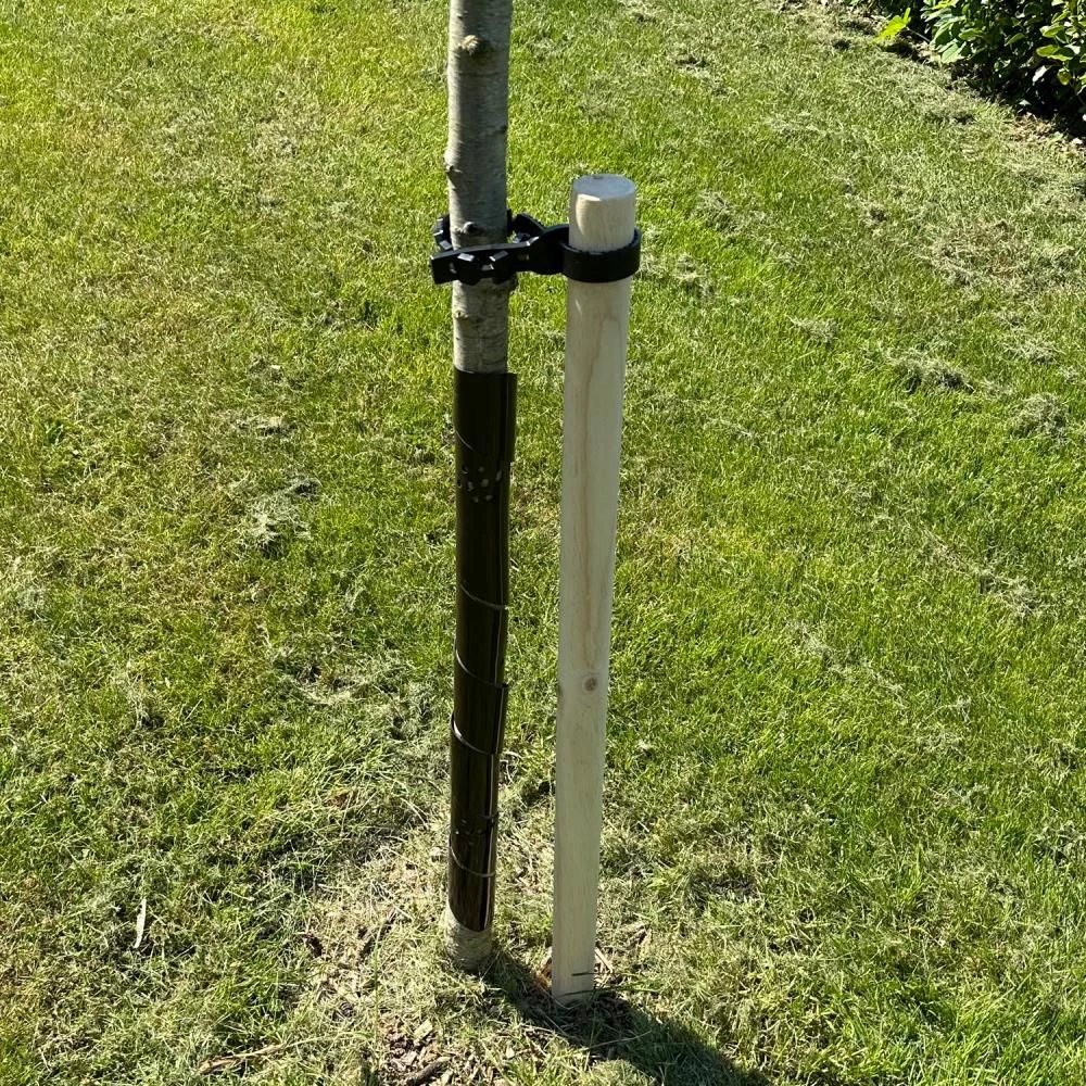 Woodside Garden Tree Sapling Support Stake Pack With Tie & Sleeve 6 Woodside Garden Tree Sapling Support Stake Pack With Tie & Sleeve - Image 4