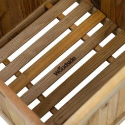 Woodside Stanfield Square Wooden Planter, Pack Of 2 9 Woodside Stanfield Square Wooden Planter, Pack Of 2 -ALA Garden Shop VSRGM4GPPE2