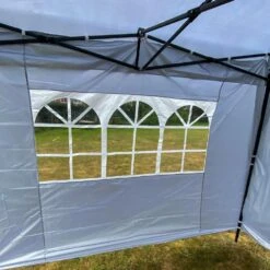 Woodside Pop Up 3m X 3m Garden Gazebo, Waterproof Garden Marquee, Pure White 21 Woodside Pop Up 3m X 3m Garden Gazebo, Waterproof Garden Marquee, Pure White -ALA Garden Shop WMDNOGEB323