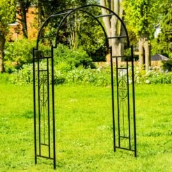 Woodside Northwold Metal Garden Arch, Traditional Decorative Archway For Paths/Entrances 10 Woodside Northwold Metal Garden Arch, Traditional Decorative Archway For Paths/Entrances -ALA Garden Shop WRCQALNZQL4