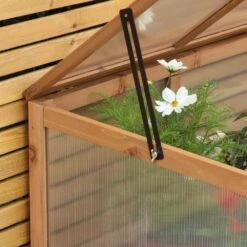 Woodside Outdoor Wooden Plant/Flower/Vegetable Cold Frame Growhouse, Medium 100cm 15 Woodside Outdoor Wooden Plant/Flower/Vegetable Cold Frame Growhouse, Medium 100cm -ALA Garden Shop WZGHISGPIFG