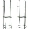 Woodside Irstead Metal Garden Obelisk, Steel Climbing Plant Support Cage, Pack Of 2 -ALA Garden Shop XF2J1IIRMGE
