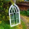 Woodside Truro XL Decorative Arched Outdoor Garden Mirror, W: 64cm X H: 117.5cm