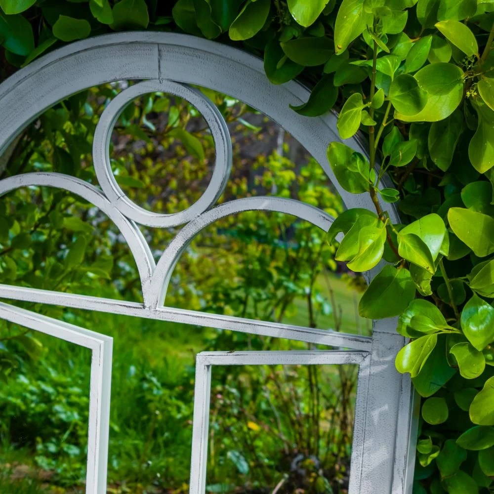 Woodside Acton Large Decorative Arched Outdoor Garden Mirror, 66.5cm X 97.5cm 7 Woodside Acton Large Decorative Arched Outdoor Garden Mirror, 66.5cm X 97.5cm - Image 5