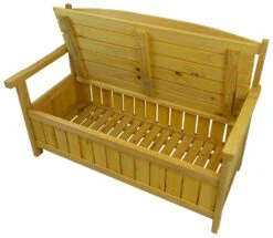 Woodside Hunsett 2 Seater Garden Patio Bench, Outdoor Wooden Loveseat With Storage 17 Woodside Hunsett 2 Seater Garden Patio Bench, Outdoor Wooden Loveseat With Storage -ALA Garden Shop YNQR3RA4EML