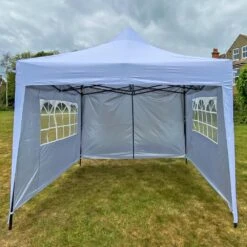 Woodside Pop Up 3m X 3m Garden Gazebo, Waterproof Garden Marquee, Pure White 17 Woodside Pop Up 3m X 3m Garden Gazebo, Waterproof Garden Marquee, Pure White -ALA Garden Shop YNW34TLE4P3