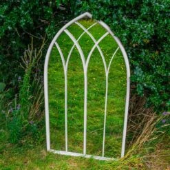 Woodside Ealing XL Decorative Arched Outdoor Garden Mirror, W: 60cm X H: 110cm 7 Woodside Ealing XL Decorative Arched Outdoor Garden Mirror, W: 60cm X H: 110cm -ALA Garden Shop YWPBZIABRNS