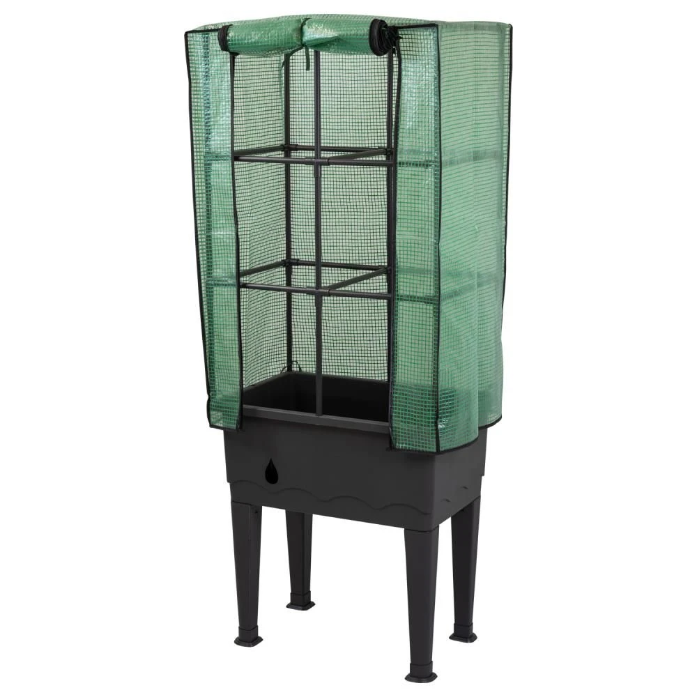 Woodside Raised Garden Plant Bed Trough For Herbs/Veg/Flowers With PE Cover 4 Woodside Raised Garden Plant Bed Trough For Herbs/Veg/Flowers With PE Cover - Image 2